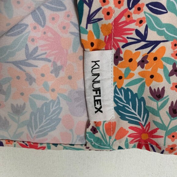 RSVLTS Women's Garden Party Button-up Shirt Flowers Floral Rare Kunuflex Small - Picture 7 of 8